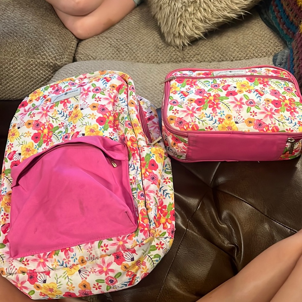 Jane Marie backpack and lunchbox set